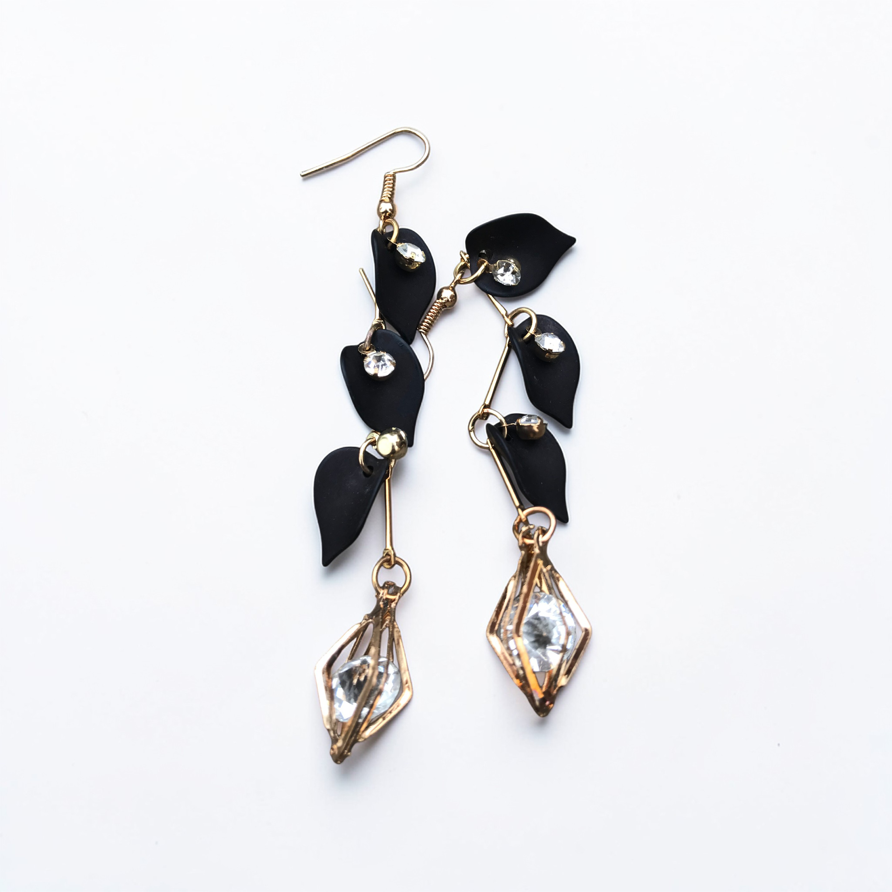 Midnight Elegance Drop Earrings